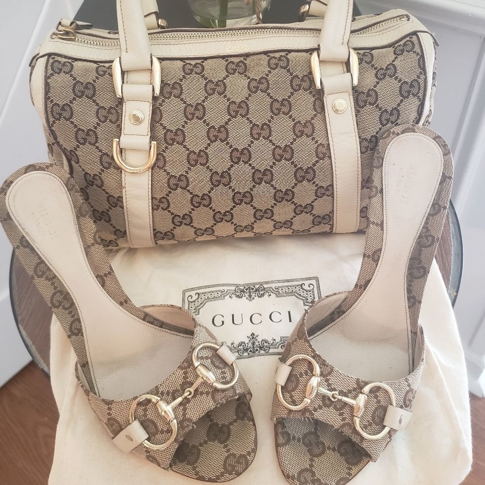 Gucci Boston Bag and Heels Bundle